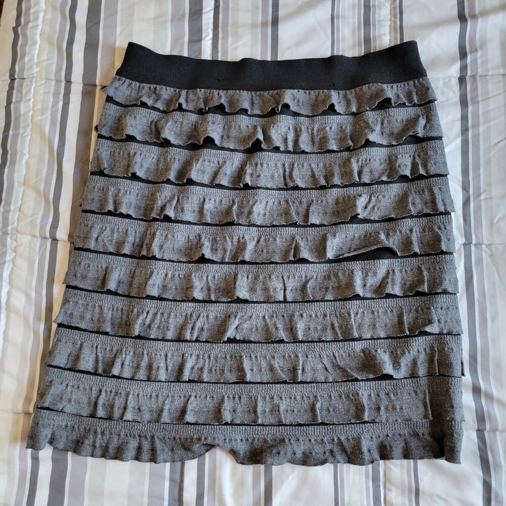 Vintage Skirt Size 6 and 8 Black Brown 2PC - Picture 7 of 10